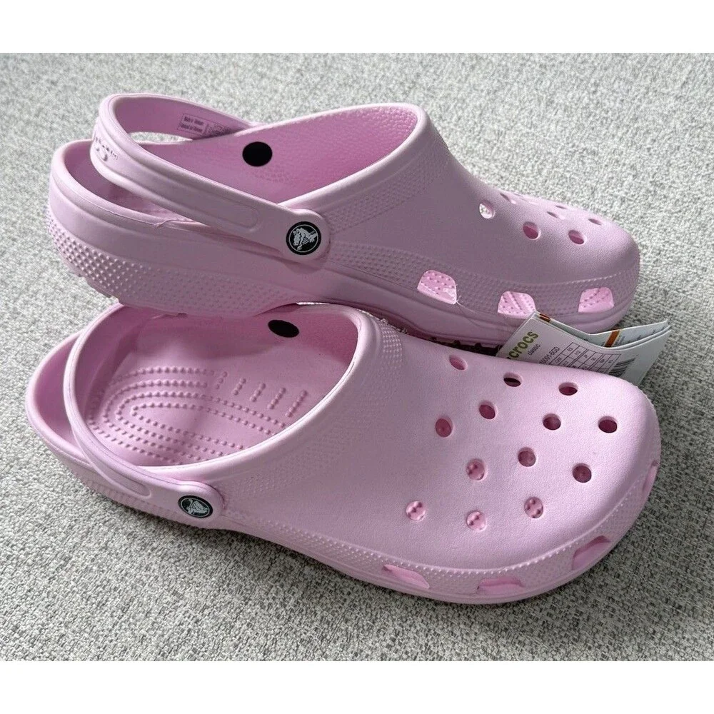 Crocs Classic Clog Sandal Ballerina Pink, Men's Size 12/W14 - 10001–6GD - NWT